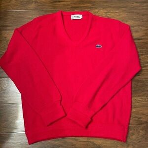 Vintage Izod Lacoste V-Neck Sweater Size L